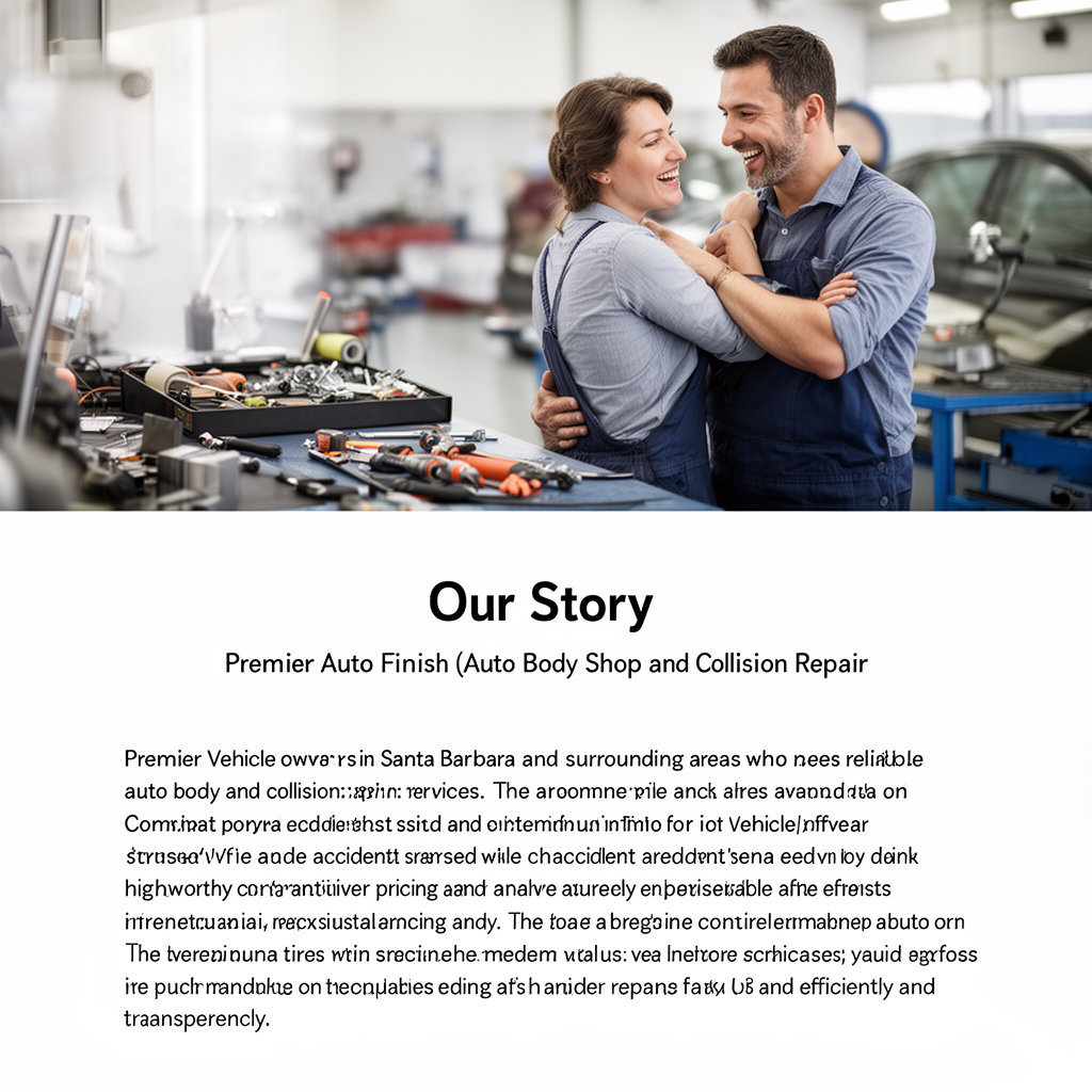 Premier Auto Finish team collaborating on quality auto body repair in Santa Barbara, CA
